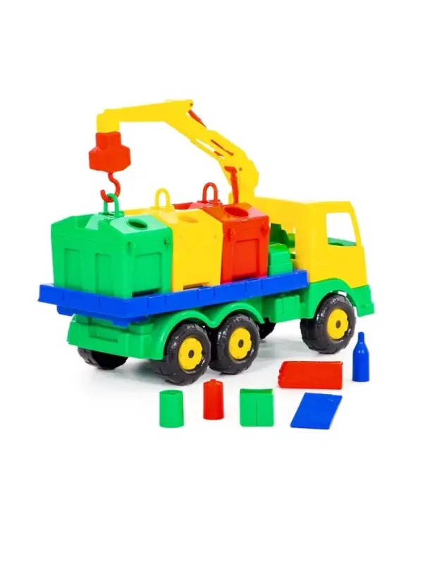 Машинка &laquo;Контейнеровоз&raquo;, подвижный крюк, с аксессуарами