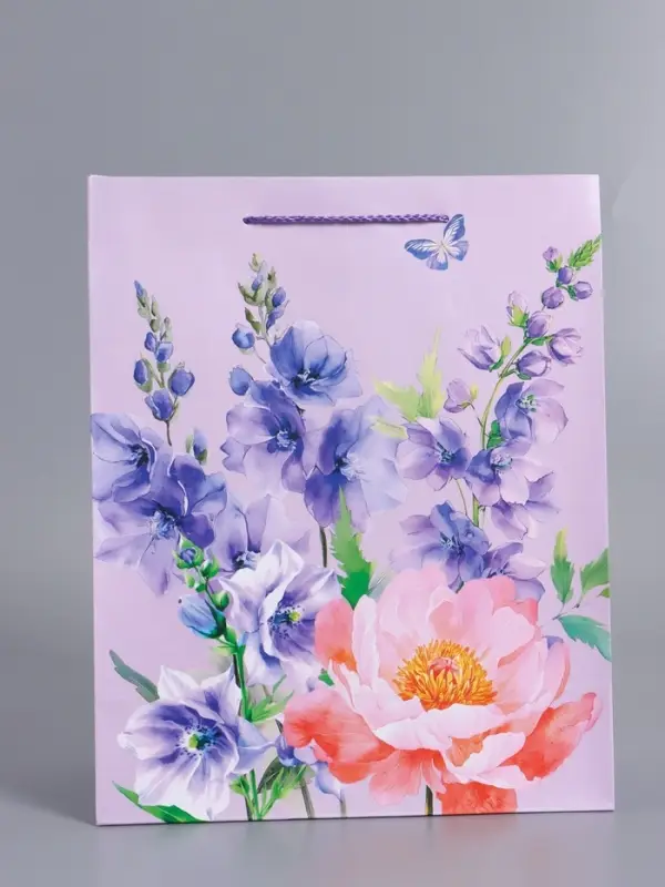 Пакет подарочный ламинированный "Самой лучшей" 26 х 12 х 32 см