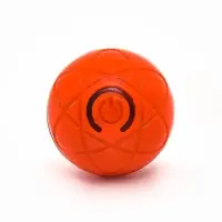 Интерактивная игрушка для собак "Гравитационный мяч", 5,5 см, оранжевая