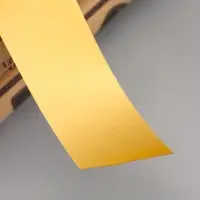 Подарочный бант - шар №3 металлик, цвет золото, для упаковки подарков