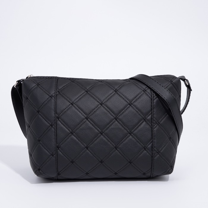 Сумка кросс-боди на молнии, цвет чёрный Сумка кросс-боди на молнии, цвет чёрный