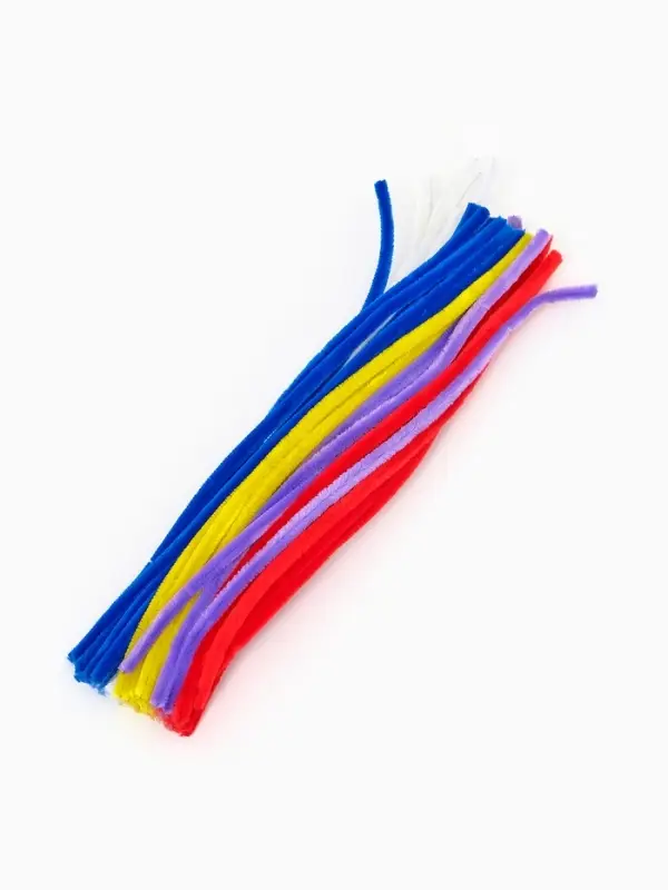 Набор для творчества из проволоки с ворсом, помпонов, глаз №13, МИКС