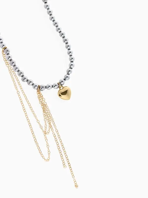 Набор 2 предмета: колье, серьги Набор 2 предмета: колье, серьги "Трансформеры" водопад, цветной