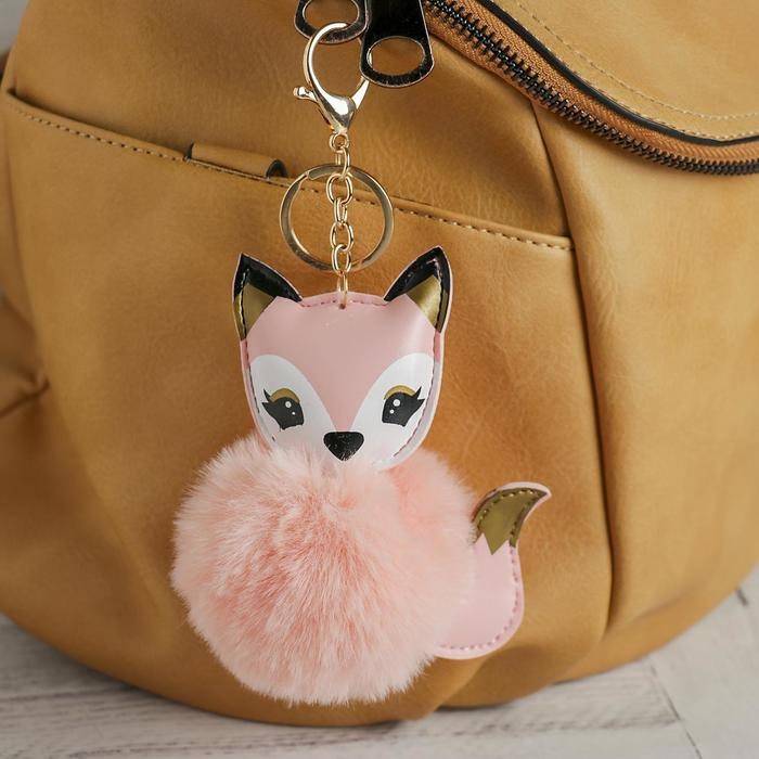 Пушистик на кольце Пушистик на кольце "Лисичка" 10,5х10,5х7 см