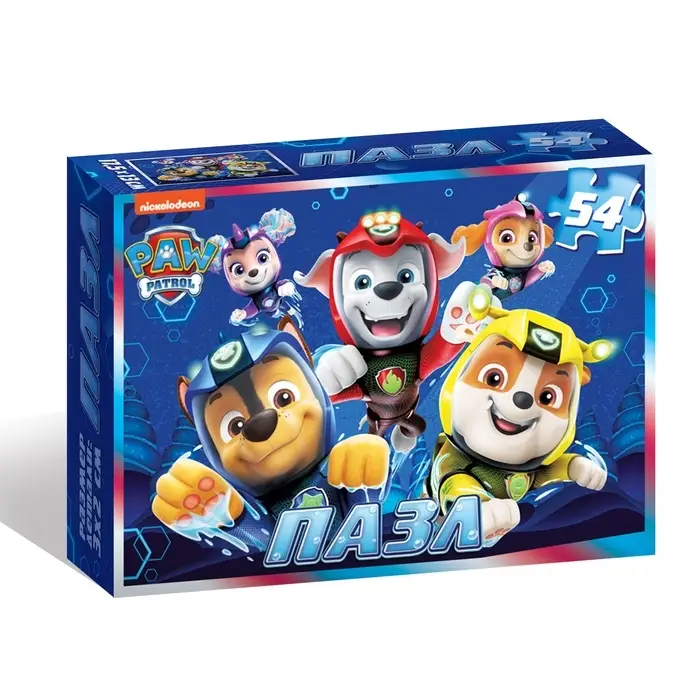 Пазл Пазл "Приключения щенков", Щенячий патруль, 54 элемента