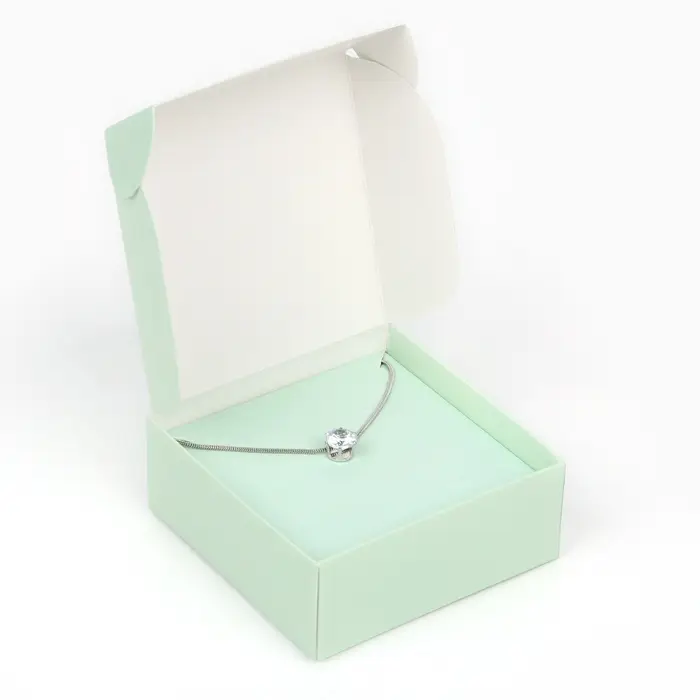 Коробка под бижутерию «Мята», 7.5 х 7.5 х 3 см