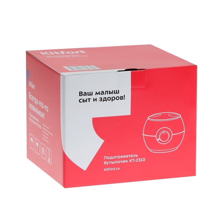 Подогреватель Kitfort КТ-2310, 100 Вт, PTC, от 40 до 100 °С, 1 бутылочка