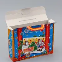 Коробка Новогодняя подарочная "Портфель" 26 х 19,5 х 7,5 см Коробка Новогодняя подарочная "Портфель" 26 х 19,5 х 7,5 см