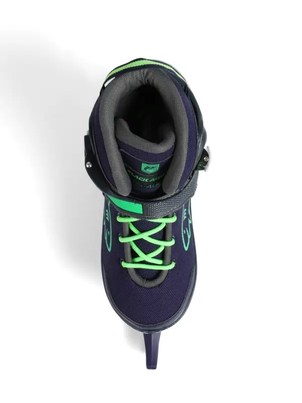 Коньки детские раздвижные BlackAqua, р. 27-30, для фитнеса, синие, зелёные Коньки детские раздвижные BlackAqua, р. 27-30, для фитнеса, синие, зелёные