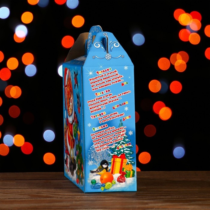 Подарочная коробка Подарочная коробка "Рыжий кот", 21 х 19 х 8 см.