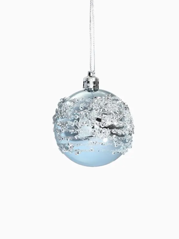 Ёлочные игрушки &laquo;Ночная вьюга&raquo;, шары новогодние, d=6 см, набор 8 шт.