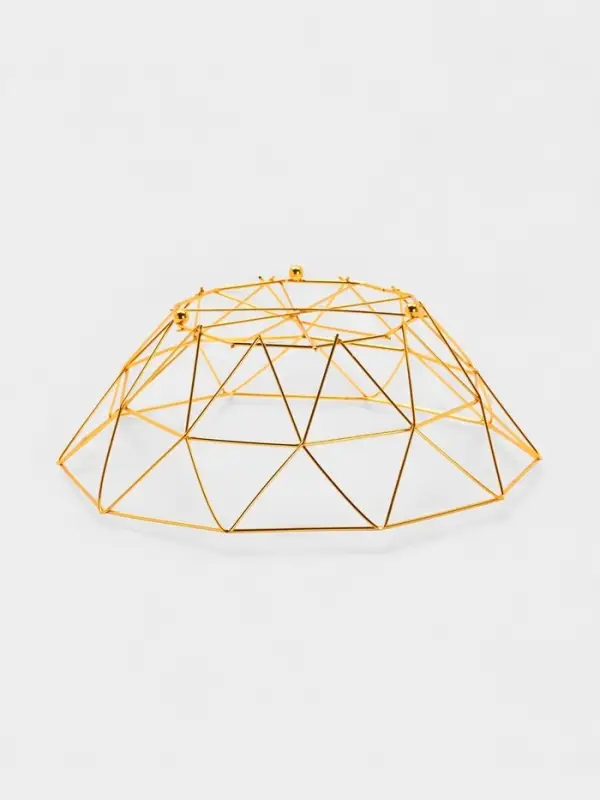 Ваза для фруктов Ваза для фруктов "Геометрия Голд" 25.5*27*10 см, цвет золотой