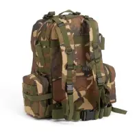 Рюкзак тактический туристический Storm tactic, 50 л, с карманами, расцветка мультикам, коричневый