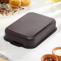 Противень &laquo;Хозяюшка&raquo;, 19&times;25 см, h=6 см, антипригарное покрытие, бордовый