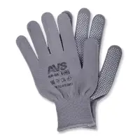 Перчатки нейлоновые с ПВХ (серые) 1 пара AVS RP-05