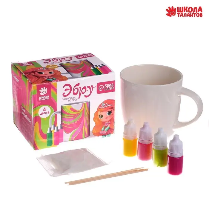 Рисование на воде: эбру &laquo;Создай свою кружку&raquo;