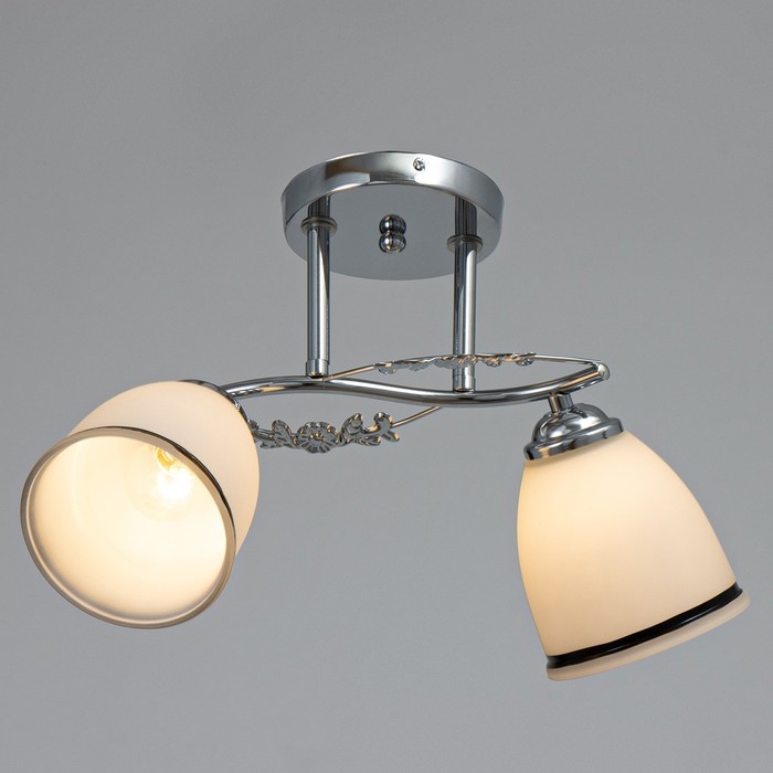 Люстра Люстра "Офелия" 2хЕ27 40т хром 47х18х25 см BayerLux