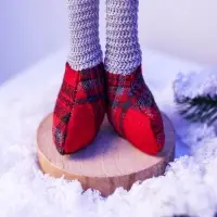 Фигура светодиодная &laquo;Гном в красном&raquo; 55 см, 1 LED, свечение тёплое белое