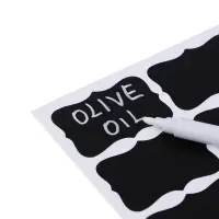 Наклейки на банки для специй и заготовок тм VETTA, ПВХ, полипропилен, 24шт + маркер