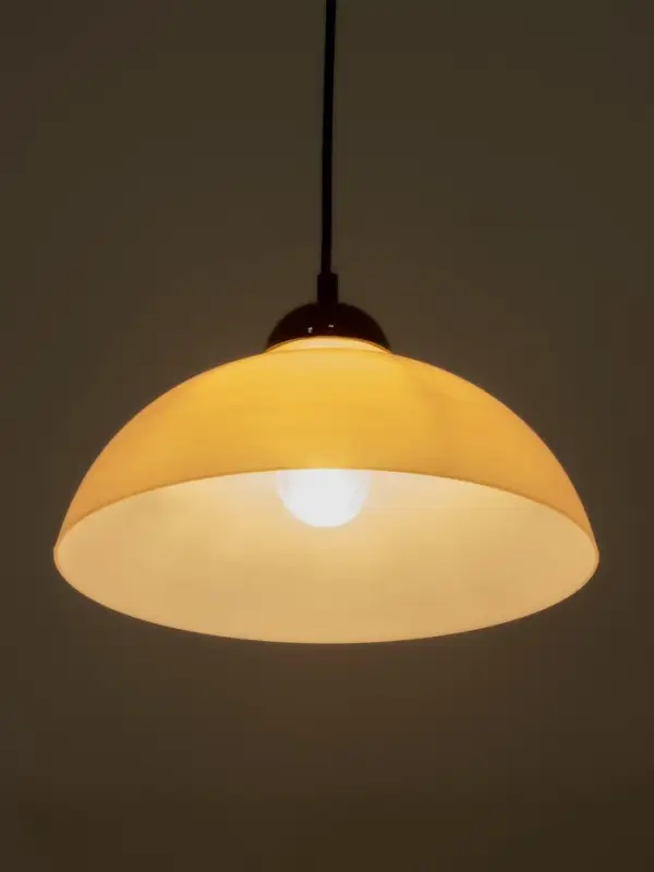 Светильник подвесной Светильник подвесной "Хоста" 1122/1, 1х15Вт, Е27, белый/черный 29х29х13(74) см