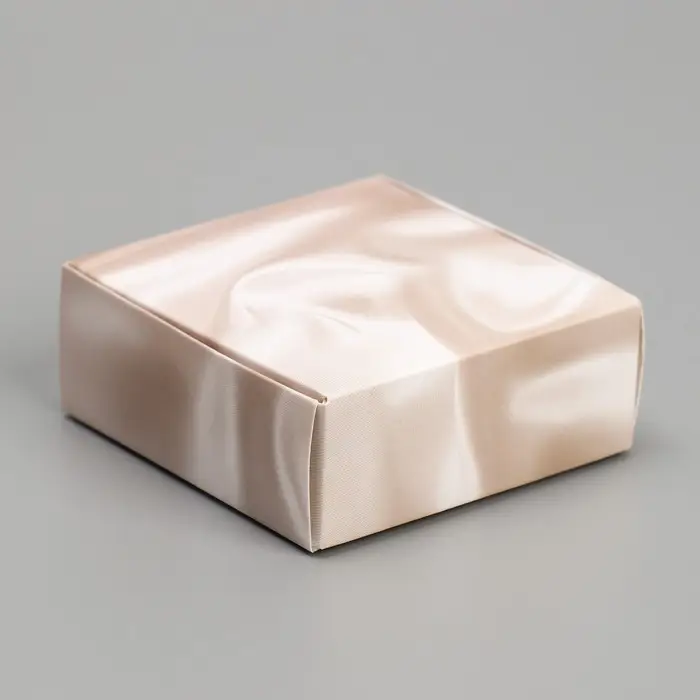 Коробка под бижутерию, упаковка, «Шелк», 7.5 х 7.5 х 3 см