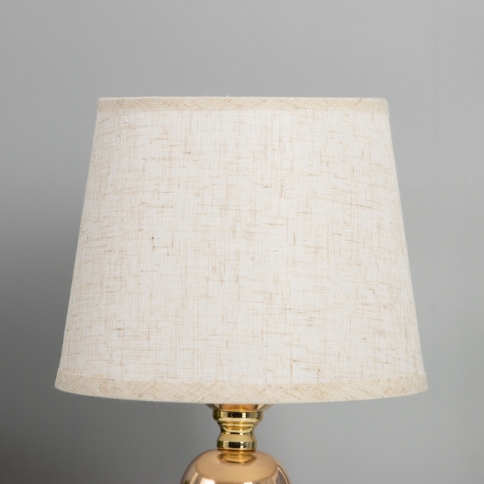 Лампа настольная Лампа настольная "Сатори" 1х40Вт Е27+подсветка LED 5Вт золото 18х18х29,5см