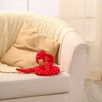 Мягкая игрушка &laquo;Змея. Кобра&raquo;, 55 см, цвет красный