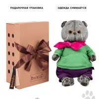 Мягкая игрушка &laquo;Кот Басик&raquo;, в комплекте из флиса, 19 см