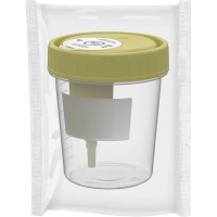 Контейнер с держ. д/сбора мочи Перинт стер. 120мл КО0НДПП, 300шт/уп с крыш