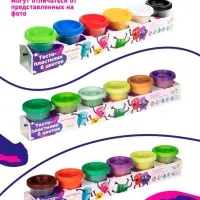 Тесто для лепки, 6 цветов по 50 г