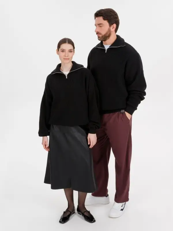 Джемпер Siluetti Birne, черный, размер S/M Джемпер Siluetti Birne, черный, размер S/M