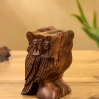 Шкатулка с секретом &laquo;Сова&raquo;, 12&times;7&times;6.5 см