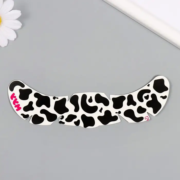 Переводная тату на тело чёрная «Веснушки. Пятна коровы», 16×5 см Переводная тату на тело чёрная «Веснушки. Пятна коровы», 16×5 см