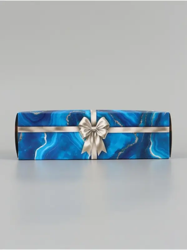 Коробка складная с окном &laquo;Бант&raquo;, 5.5&times;18&times;5.5 см