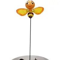 Штекер садовый &laquo;Пчёлка Жужа&raquo;, 14&times;10 см, h=40 см, МИКС, Greengo