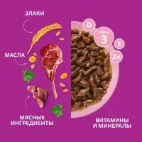 Влажный корм Whiskas для котят, рагу ягненок, 75 г