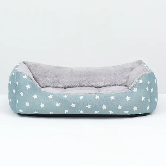 Лежанка для животных  Лежанка для животных "Звезды", 50 х 40 х 15 см, серая