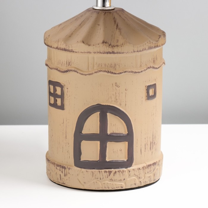 Настольная лампа  Настольная лампа "Мейзон" E14 40Вт коричневый 22,5х22,5х33,5 см RISALUX