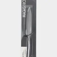 Нож кухонный керамический Magistro Black, лезвие 12.5 см, ручка soft-touch, чёрный