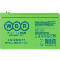 Батарея для ИБП WBR HR1234W F2 12В 9А.ч