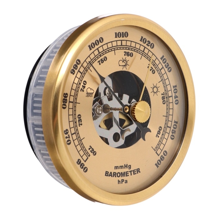 Барометр с шестерней, механический, настенный, d=7см Барометр с шестерней, механический, настенный, d=7см