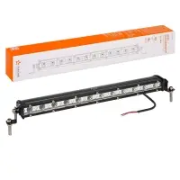 Фара светодиодная (балка) однорядная, 12 LED, направленный свет, 18W (343x30x47) 12/24V