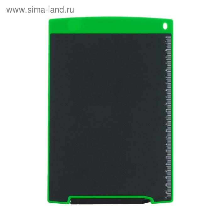 Планшет для рисования Rexant 70-5003, 12'', защита от стирания, чёрно-зеленый Планшет для рисования Rexant 70-5003, 12'', защита от стирания, чёрно-зеленый