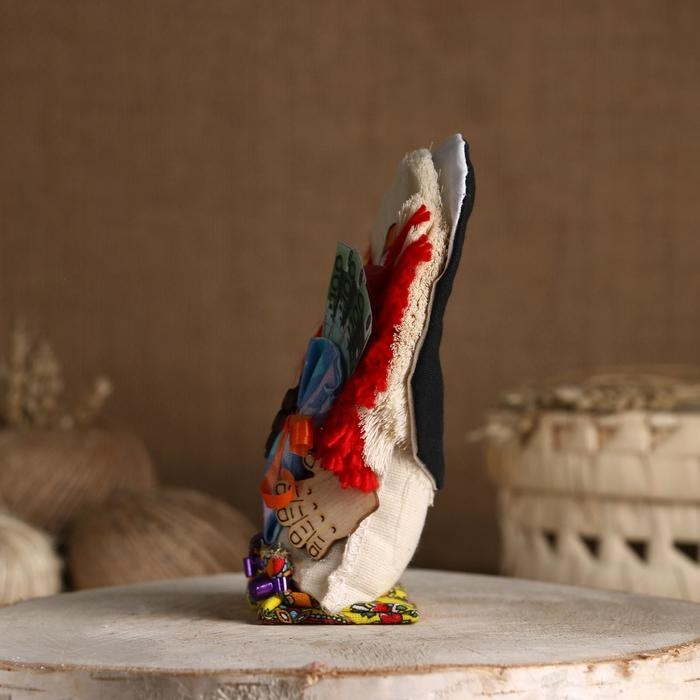 Оберег-домовой Оберег-домовой "Богатейка в фуражке", 19х12х5 см, микс