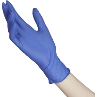 Перчатки нитрил. н/о,текст,SFM (XL) 50 пар/уп,фиолетово-голубые