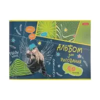 Альбом для рисования Hatber. Street Style А4, 40 листов, на скобе