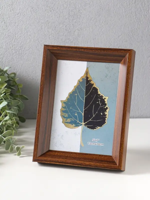 Фоторамка пластик 13х18 см "Прованс" тёмно-коричневый 21,7х16,8х3 см