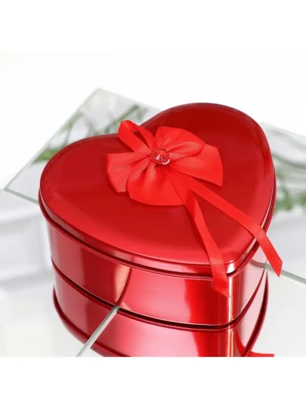 Мыльные розочки, красные и розовые, набор 11 шт., в коробке