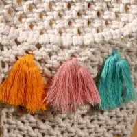 Кармашек текстильный, подвесной, 22&times;50 см, белый