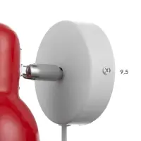 Бра с проводом &laquo;Севантос&raquo; Е27 40 Вт красный 9&times;9&times;14 см